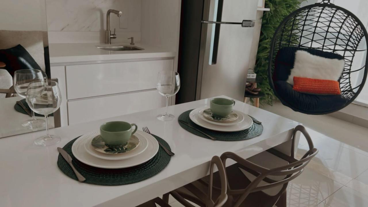 Lindo Flat Easy Life Apartment Goiania Bagian luar foto